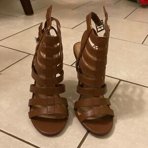 Charlotte Russe Tan Strappy Sandals